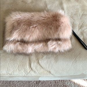 Forever 21 Faux Fur Clutch/Wristlet